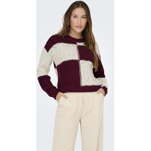 JDY - JDYJUSTY MIX STRUC - Gebreide Pullover - Dames - Lange Mouwen