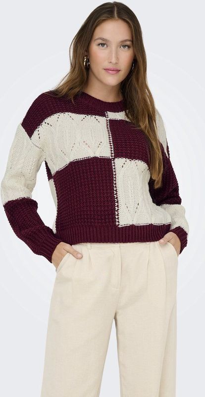 JDY - JDYJUSTY MIX STRUC - Gebreide Pullover - Dames - Lange Mouwen