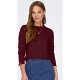 JDY - Gebreide Pullover - O-hals - Lange Mouwen - Knoop Detail - Knit Fit