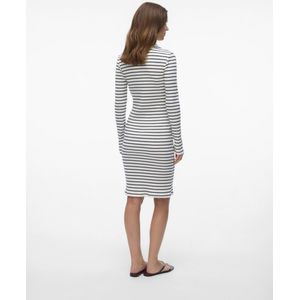 Jurk - Polo - Lange Mouwen - Knielengte - Bodycon Fit - Jersey