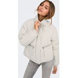 Jdyfrey - Puffer Jacket - Korte Jas - Hoge Opstaande Kraag - Lange Mouwen - Winddichte Stormmanchetten