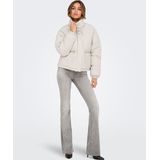 Jdyfrey - Puffer Jacket - Korte Jas - Hoge Opstaande Kraag - Lange Mouwen - Winddichte Stormmanchetten