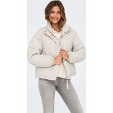 Jdyfrey - Puffer Jacket - Korte Jas - Hoge Opstaande Kraag - Lange Mouwen - Winddichte Stormmanchetten