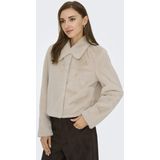 Jacqueline de Yong - Jdymacy Life - Damesjas - Moonbeam - Faux Fur Jacket