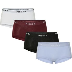 Slips - Tawny Port - 4-Pack - Aansluitend - Elastische Band - Print