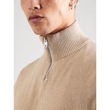 JJ REBEL - JREBCALLUM KNIT HALF ZIP - Gebreide Pullover - Heren