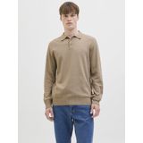 Jj Rebel - Callum Knit - Poloshirt - Lange Mouw