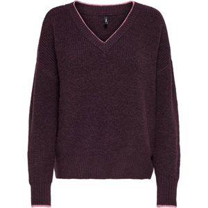 ONLY - ONLHAVANNA - Pullover - Donkerrood