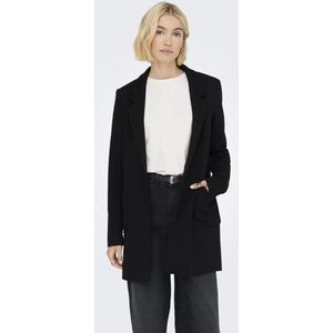 Only - ONLBAKER-NEVARA LIFE - Lange Jas - Zwart - 97% Polyester, 3% Elastaan