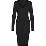 Vero Moda - Saba Rib - Gebreide Jurk - Lange Mouwen
