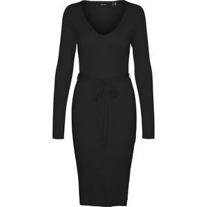Vero Moda - Saba Rib - Gebreide Jurk - Lange Mouwen
