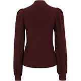 Vero Moda - VMMNEWLIMONE - Trui - Bourgogne - Lange Mouw