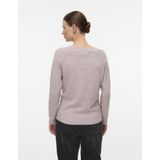 Vero Moda - VMMDOFFY - Trui - Oudroze - Slanke Pasvorm - Lange Mouwen
