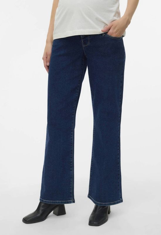 Zwangerschapsjeans - Wijde Pijpen - Ondersteunende Buikband