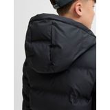 Jack & Jones - JJELEMENTS PU PUFFER JNR - Gewatteerde Jas - Zwart