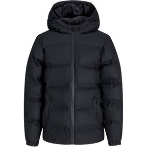 Jack & Jones - JJELEMENTS PU PUFFER JNR - Gewatteerde Jas - Zwart