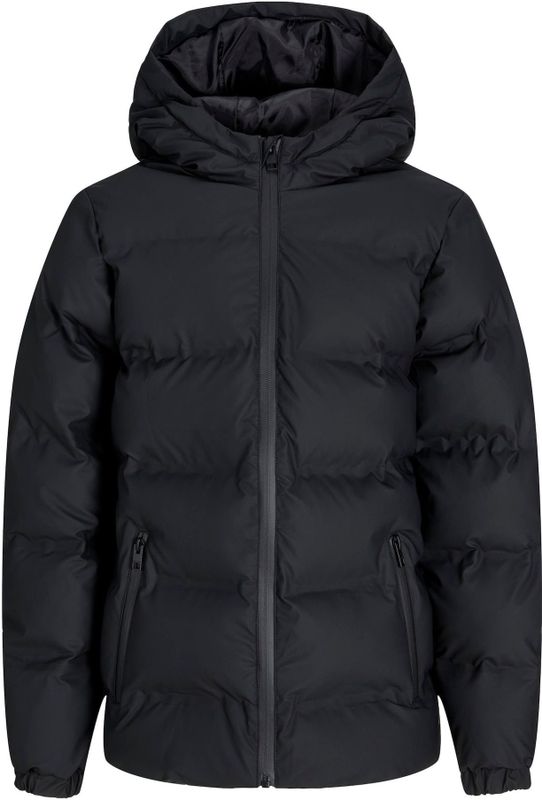 Jack & Jones - JJELEMENTS PU PUFFER JNR - Gewatteerde Jas - Zwart