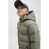 Jack & Jones Junior - JJELEMENTS PU PUFFER JNR - Gewatteerde Jas - Dusty Olive