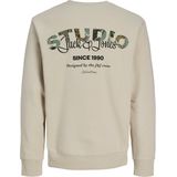 JACK & JONES JUNIOR - Sweater - Beige - Met Backprint