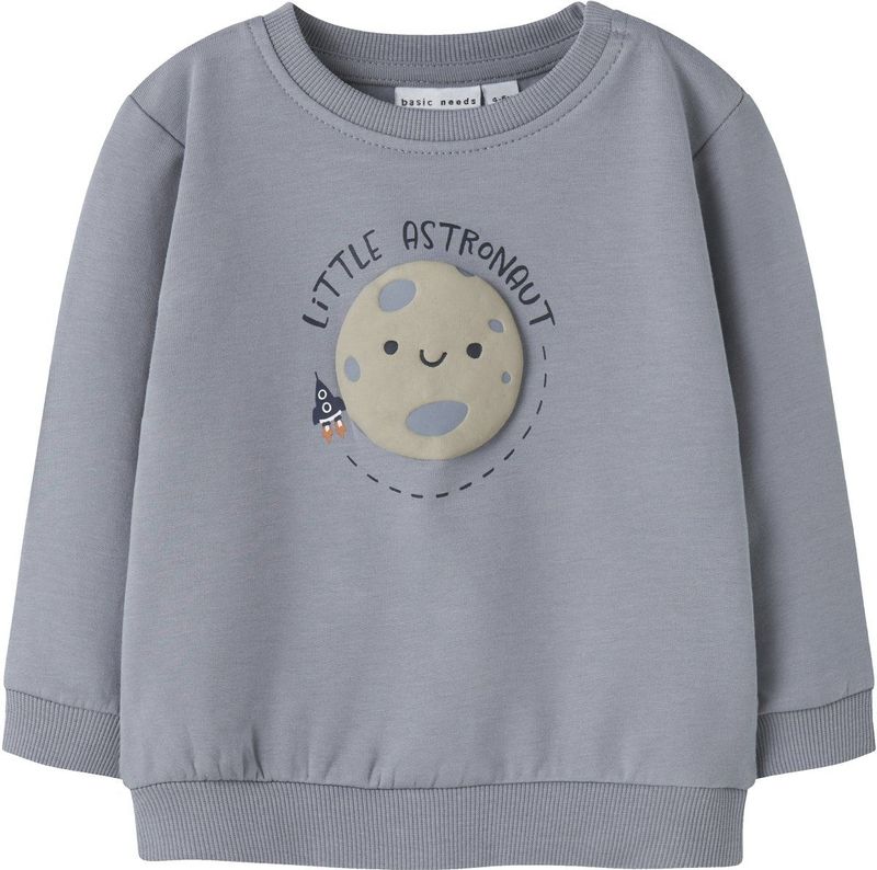 Name It Sweatshirt - NbmVonne - Tradewinds/Planet - Name It - 1 jaar (80) - Sweatshirt