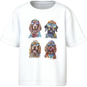 T-shirt - 2-Pack - Fotoprint - Ronde Hals - Korte Mouwen - Jersey