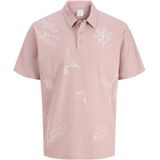 Jack & Jones - Jprleon ss polo - Licht Roze - Poloshirt