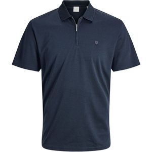 JACK & JONES PREMIUM - Jprrodney - Poloshirt - Katoen/Polyester - Blauw