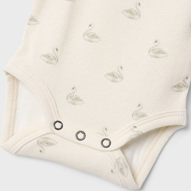 Romper - Lange Mouwen - Jersey - Grandad Hals - Drukknoopsluiting - Ruches