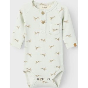 Romper - Lange Mouwen - Jersey - Grandad Hals - Drukknoopsluiting