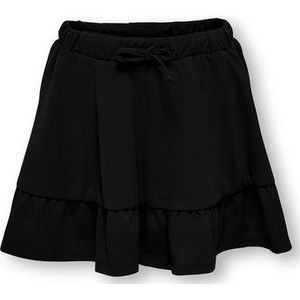 KIDS ONLY - KOGSANIA STRING SKORT - Rok - Zwart - Jersey - Elastische Band