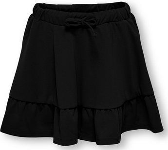 KIDS ONLY - KOGSANIA STRING SKORT - Rok - Zwart - Jersey - Elastische Band