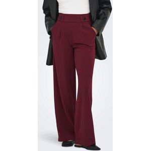 JDY - Wijde Broek - Rood - Polyester
