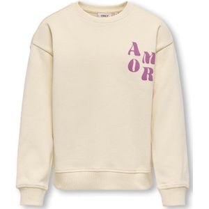 ONLY GIRLS - Sweatshirt - Groen - Katoen - Regular Fit