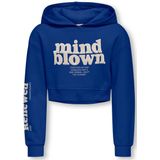 ONLY GIRLS - Sweatshirt - Blauw - Katoen - Regular Fit