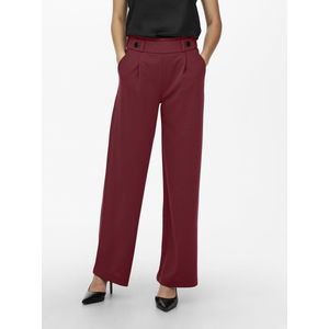 Jacqueline de Yong - Jdygeggo New Long Pant - Broek - Cabernet/Black Butt