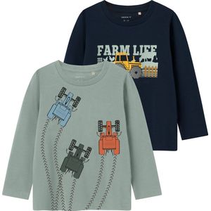 T-shirts - 2-pack - Jersey - O-hals - Korte Mouwen - Regular Fit