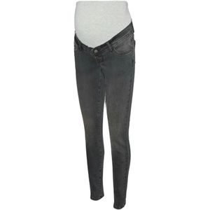 Mamalicious - Mila Slim Fit - Zwangerschapsjeans - Medium Wassing - Ondersteunende Buikband