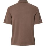 Pcorina - Gebreid Poloshirt - Korte Mouwen - Regular-fit