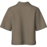 Pcorina - Gebreid Poloshirt - Korte Mouwen - Regular-fit