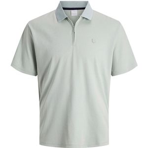 JACK & JONES PREMIUM - Polo - Grijsgroen - Katoen en Polyester