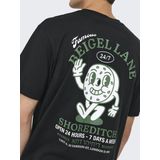 Onsfreddi - T-shirts - Katoen - O-hals - Korte Mouwen - Relaxed Fit