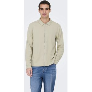 Only & Sons - ONSNEWKODYL - Sweatvest - Lichtgrijs - Gerecycled Materiaal