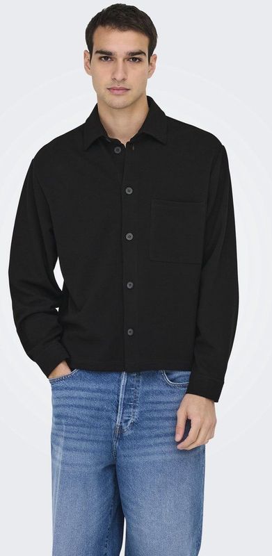 Only & Sons - New Kodyl - Overhemd - Effen - Piqué - Relaxed Fit