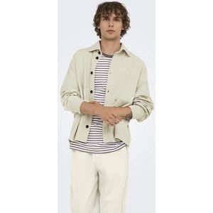 Only & Sons - NEW KODYL - Vrijetijdsoverhemd - Licht Structuurmotief - Relaxed Fit
