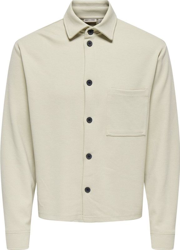 Only & Sons - NEW KODYL - Vrijetijdsoverhemd - Licht Structuurmotief - Relaxed Fit