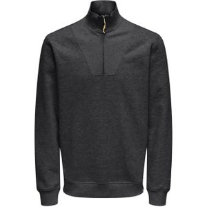 ONLY & SONS - Sweater - Antraciet - Regular Fit - Lange Mouwen