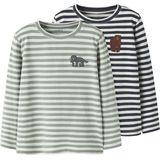 Top - 2-pack - Lange Mouwen - Jersey - Regular Fit