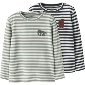 Top - 2-pack - Lange Mouwen - Jersey - Regular Fit
