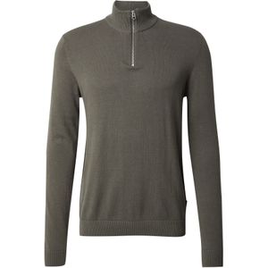 Only & Sons - Onsalex Reg 12 - Trui - Castor Gray - Half Zip Knit