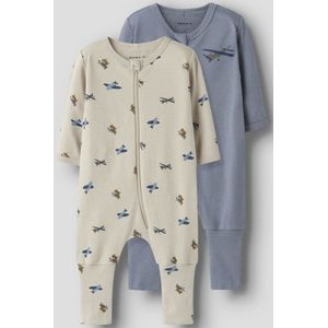 Pyjama - Print - 2-Pack - Lange Mouwen - Biologisch Katoen